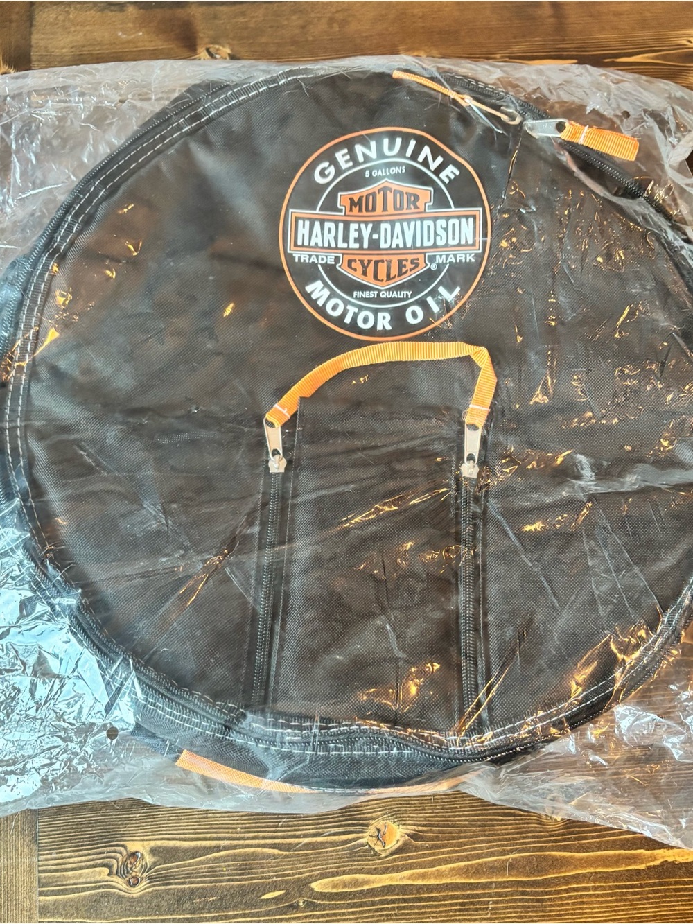 Harley-Davidson Black and Orange Collapsible Cooler- Brand New - Picture 8 of 8